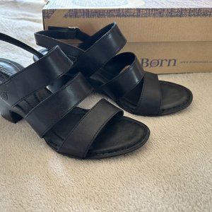 Born Black Sandals